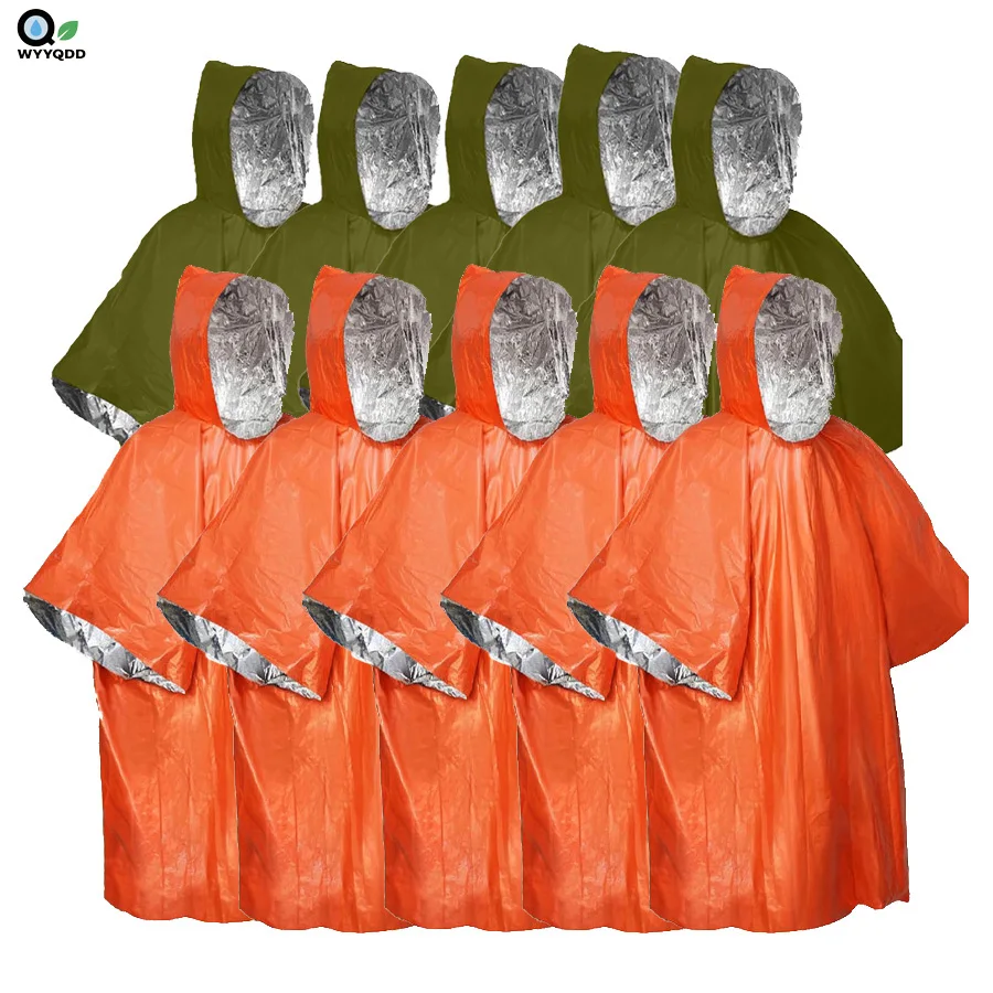 

5-Pack Survival Emergency Poncho - Waterproof,Thermal,Ultra-Lightweight,and Durabl,Ideal for Outdoor Enthusiasts,Hikers