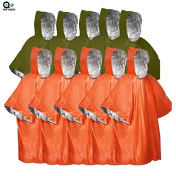 5-Pack Survival Emergency Poncho - Waterproof,Thermal,Ultra-Lightweight,and Durabl,Ideal for Outdoor Enthusiasts,Hikers