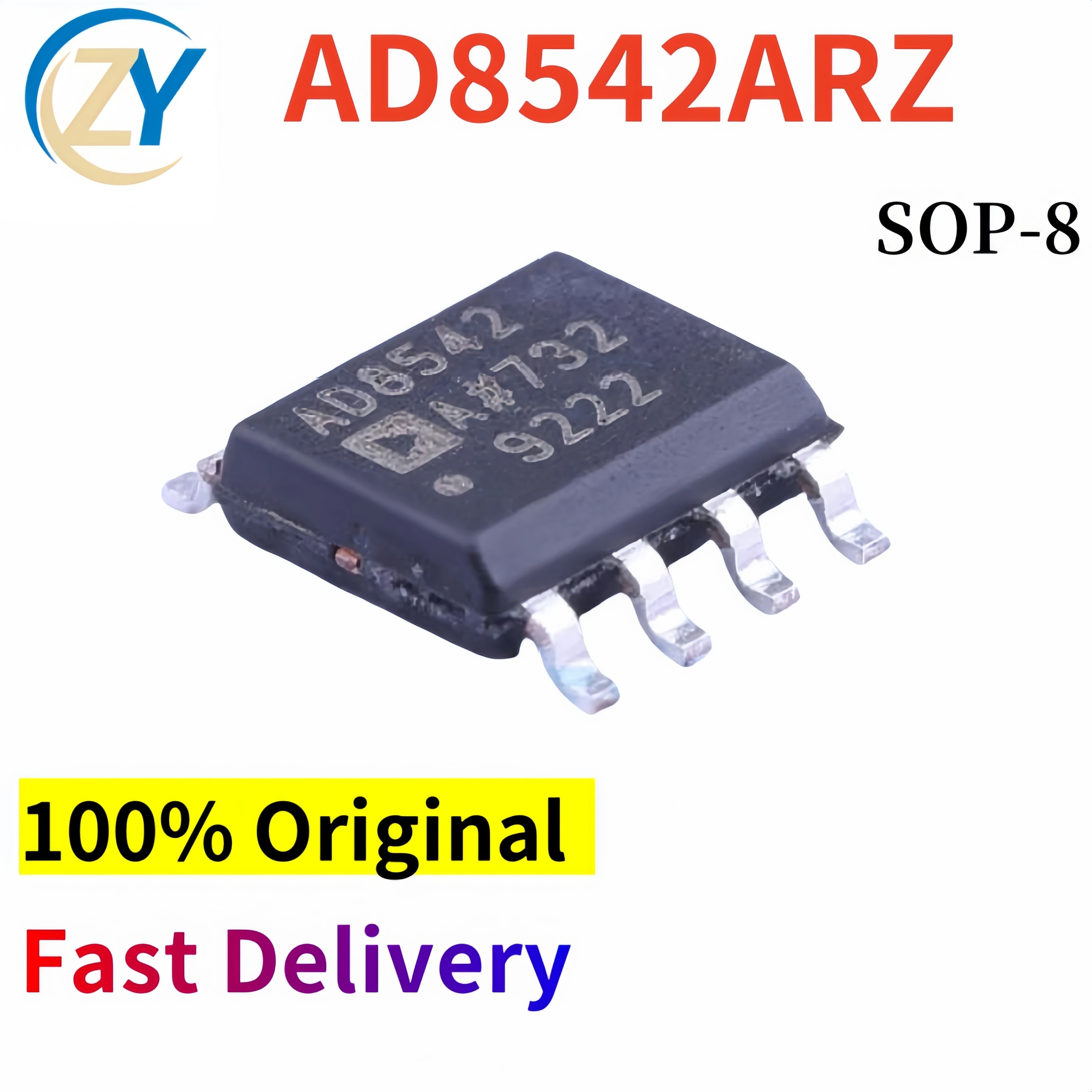 (5pcs) AD8542 Amplifiers AD8542ARZ SOP-8 2.7V to 5.5V 100% Original & In Stock