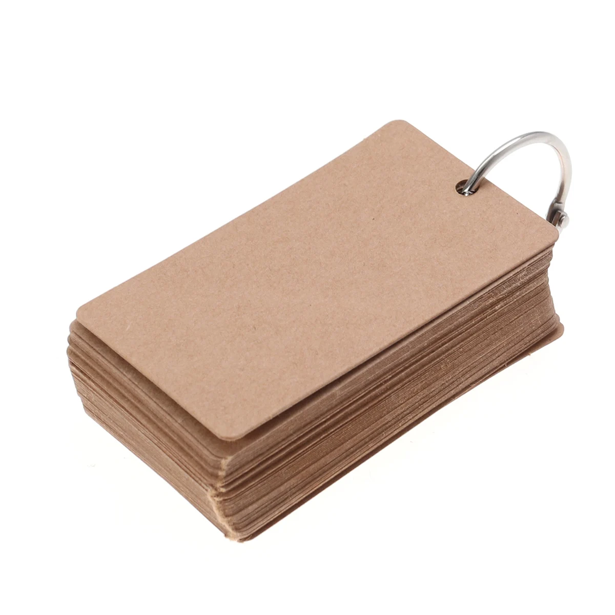 

Kraft Paper Flash Cards Study Binder Ring Bookmark DIY Greeting Index Stock Notepad Memo Scratch Pads Outdoor