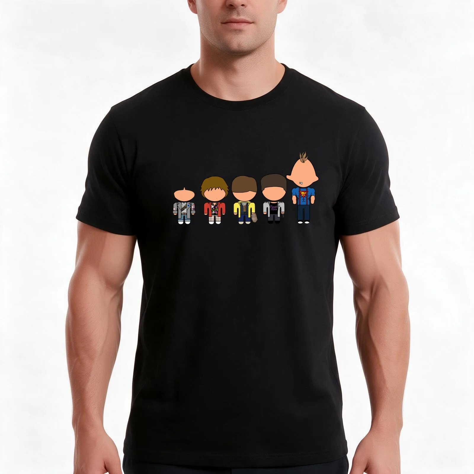 Never Say Die - Vector-Eds T-Shirt, Summer Casual Cotton Tee, Oversized Streetwear Tops, Vintage Graphic Print, Unisex Men Women
