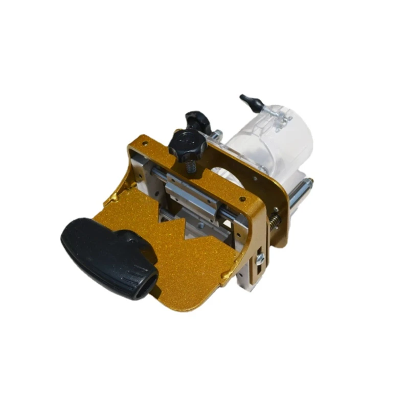 Mortise Jig for 65mm Wood Trimmers 2 In 1 Invisible Slotting Bracket Fasteners and Linear Track Punch Locator Woodworking Tools