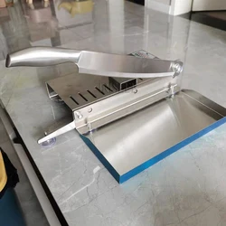 Stainless Steel Cutting Machine Manual Lamb Meat Slicer Household Frozen Meat Ham Beef Herb Vegetables Mutton Rolls Cutter