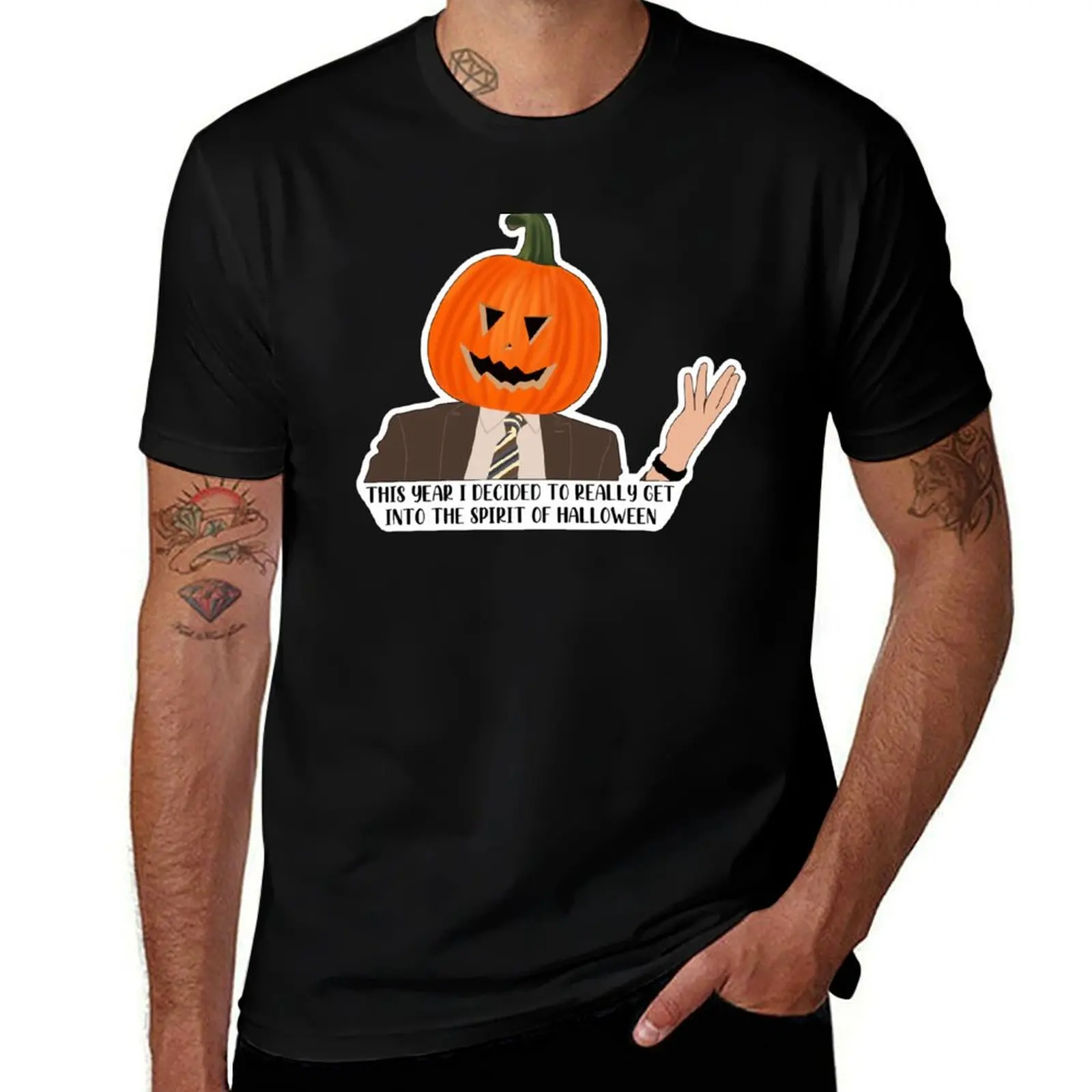 This year I decided to really get into the spirit of halloween T-Shirt man t shirt cotton high quality T-Shirt