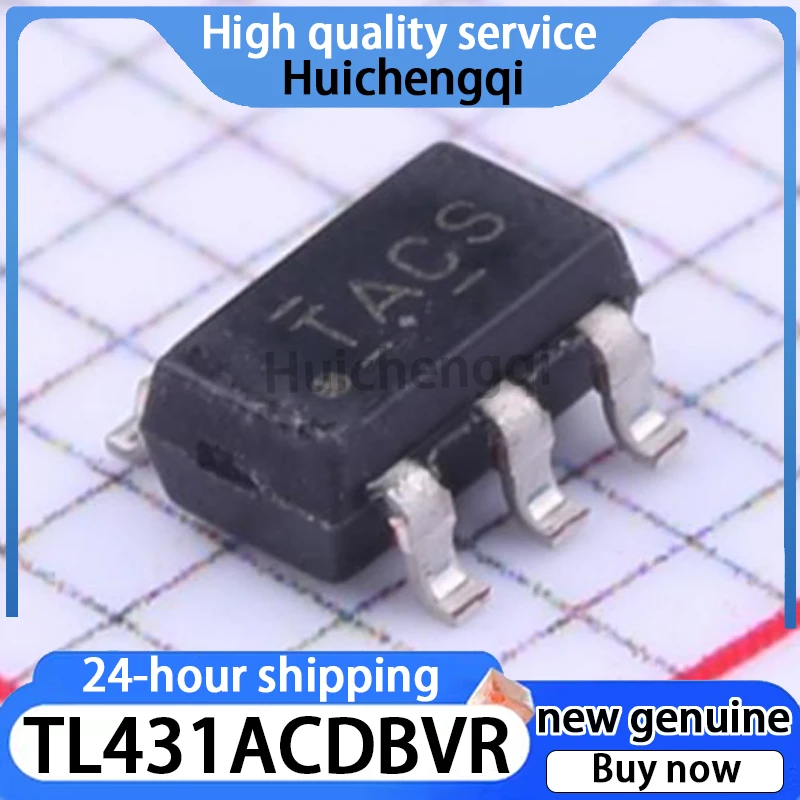 10PCS Original Genuine TL431ACDBVR SOT-23-5 Adjustable Precision Parallel Regulator