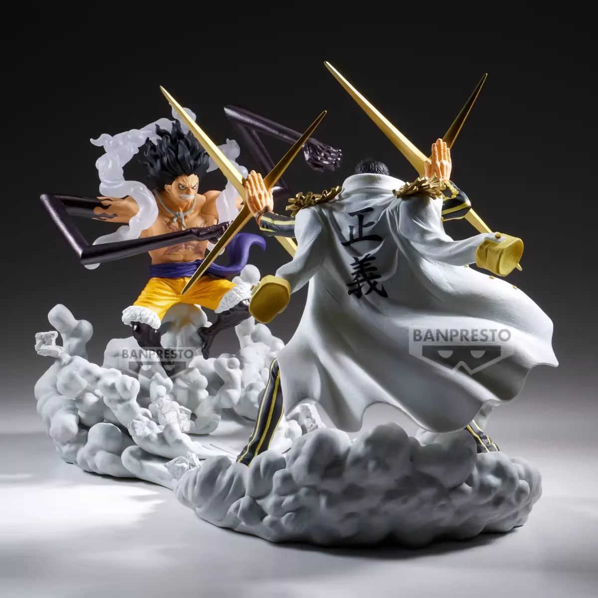 Original BANDAI BAPRESTO Anime ONE PIECE Kizaru Gear 4 Monkey D