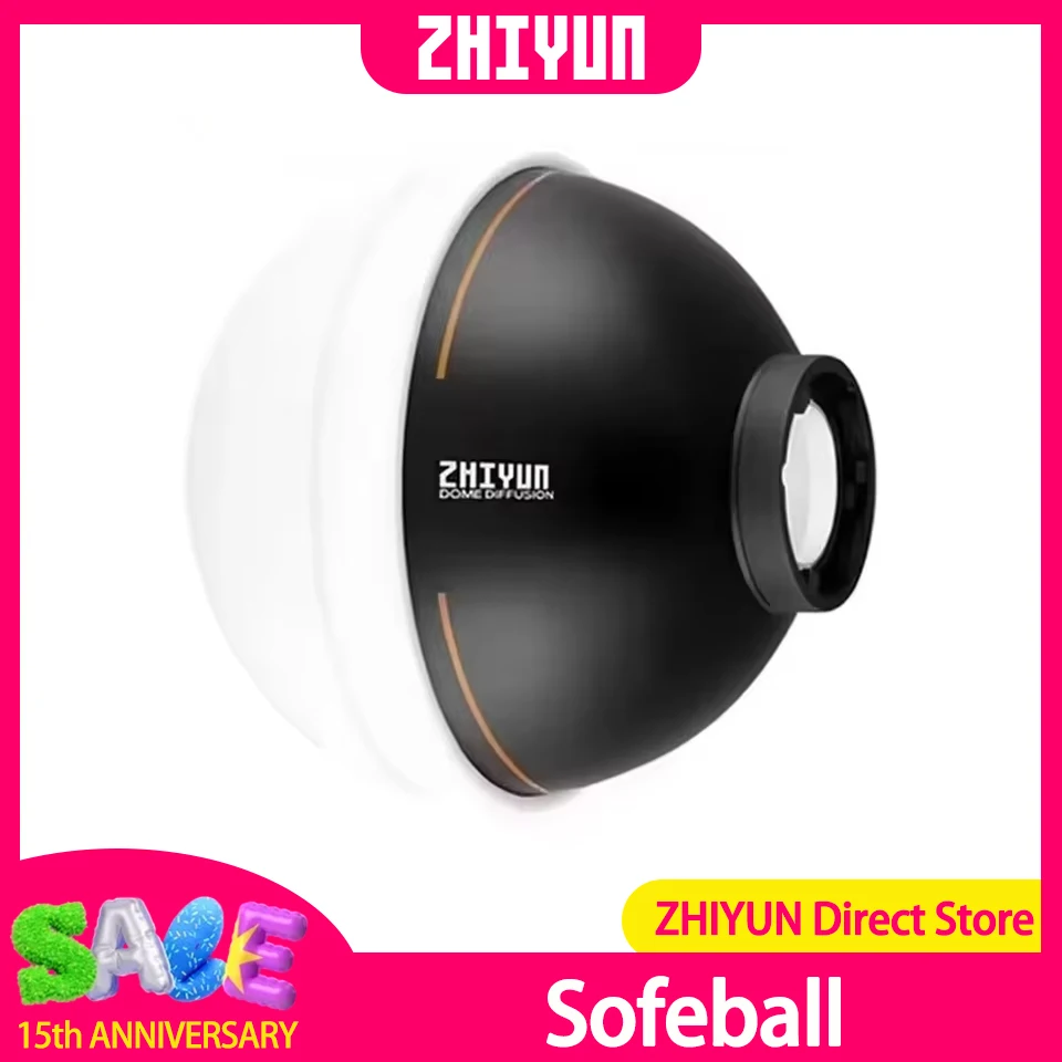 ZHIYUN Diffusion Dome Sofeball ZY Mount Diffuser ball EX1H03 Accessories for ZHIYUN Molus G60 X100 COB Video Light