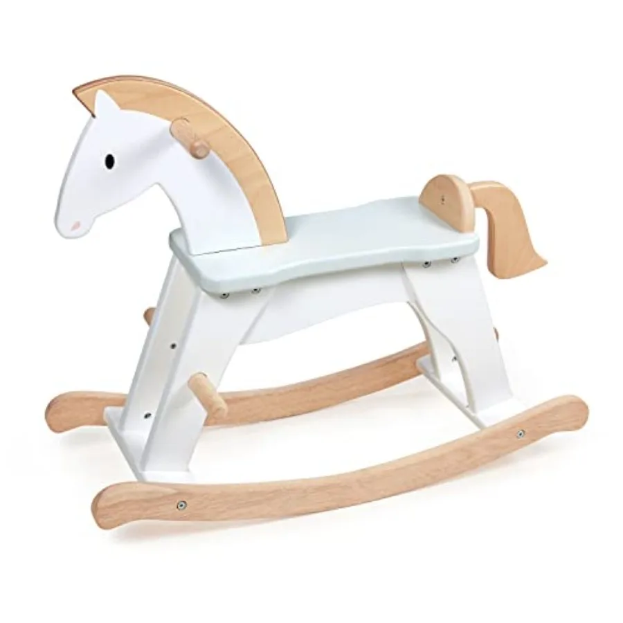 

Lucky Rocking Horse Деревянная лошадка-качалка премиум-класса для творческих игр помогает когнитивным и физическим развитию в мальчиков-малышей