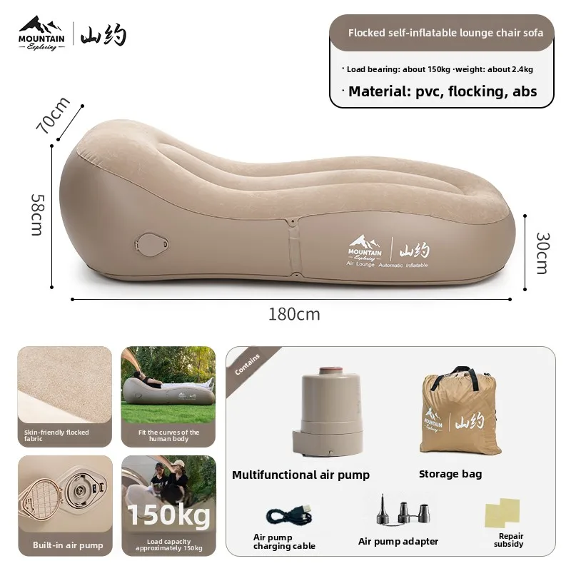 

Reclining Chair Lunch Break Folding Bed Office Single Sofa Lazy Chair Balcony Home Leisure Nap Bed Can Lie Down and Sleep