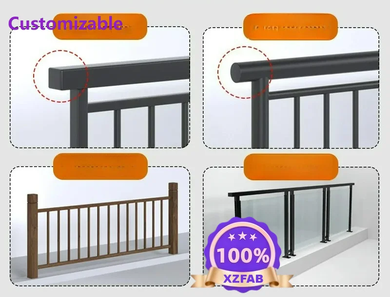 Factory Direct 2026 Creative flower stand balcony guardrail leisure small bar courtyard fence folding household solid wood guard