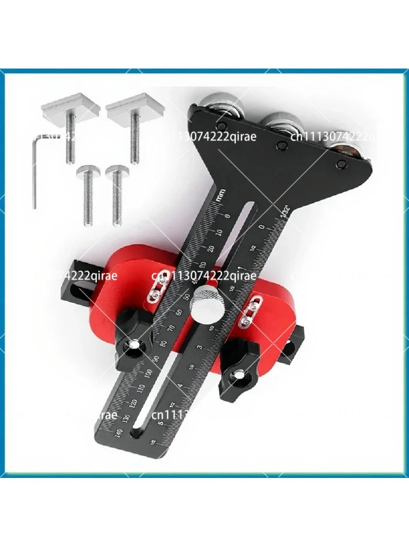Thin Rip Jig for Table Saw, 3-Pulley Guide for Fast Thin Ripping, Woodworking Tool