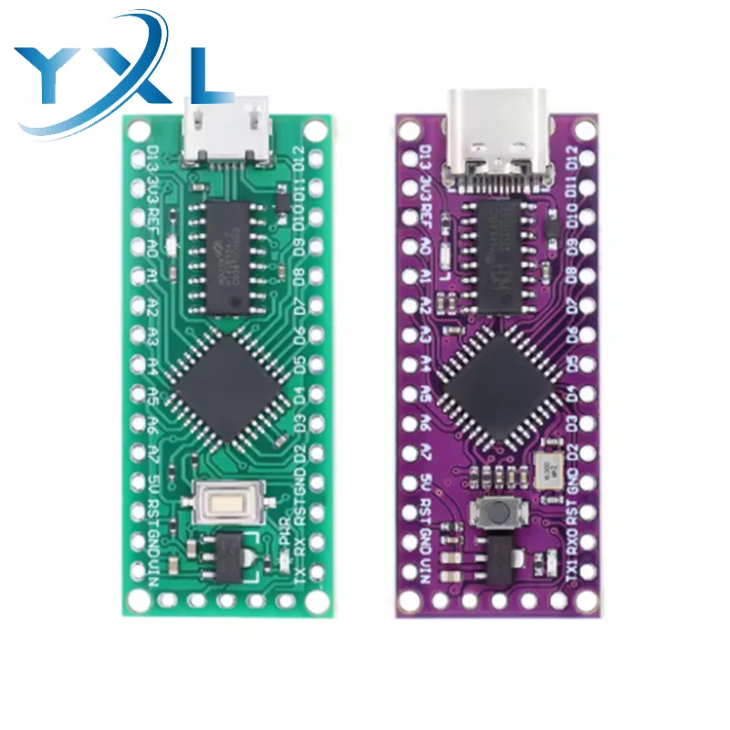 LGT8F328P-LQFP32 MiniEVB TYPE-C MICRO USB Compatible With ATMEGA328 Nano V3.0 LGT8F328P CH340C/ HT42B534-1 SOP16 For Arduino