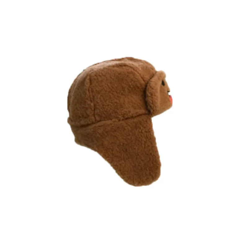 أنيمي دومو كون Ushanka قبعة براون أزياء لطيف الشتاء قبعة للرجال النساء قبعة دافئة Gorras #4