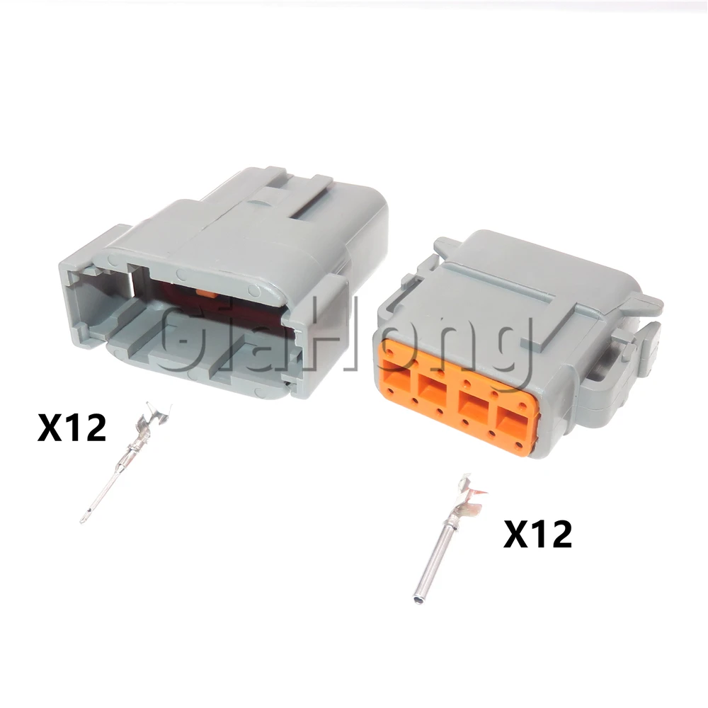 1 Set 12 Way Parts DTM04-12P ATM04-12P DTM06-12S ATM06-12S AC Assembly Automobile Sealed Socket High Quality Car Wire Connector