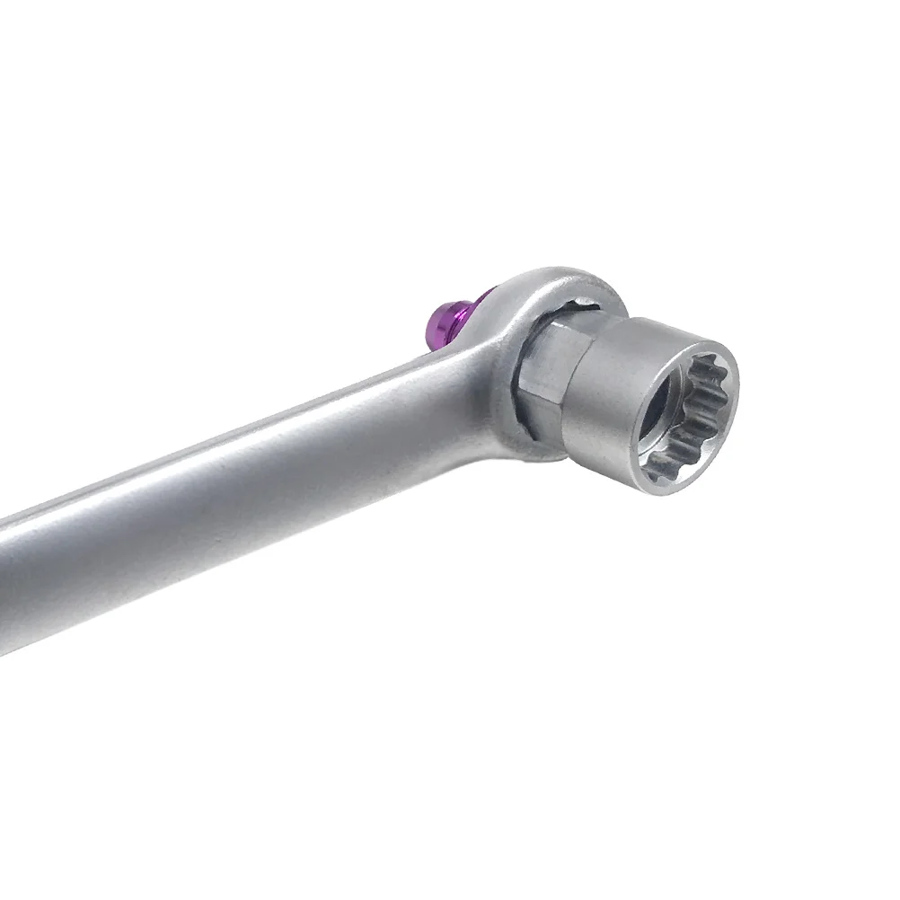 Llave de purga de freno Manual, apertura de 11mm para coche, camión, herramienta de reparación de drenaje de aceite de freno automático, llave de tapón de drenaje