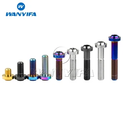 Wanyifa Titanium Bolt M10x10 15 20 25 30 35 40 45 50 60mm T50 Torx Plum Head Screws for Motorcycle Car Accessories