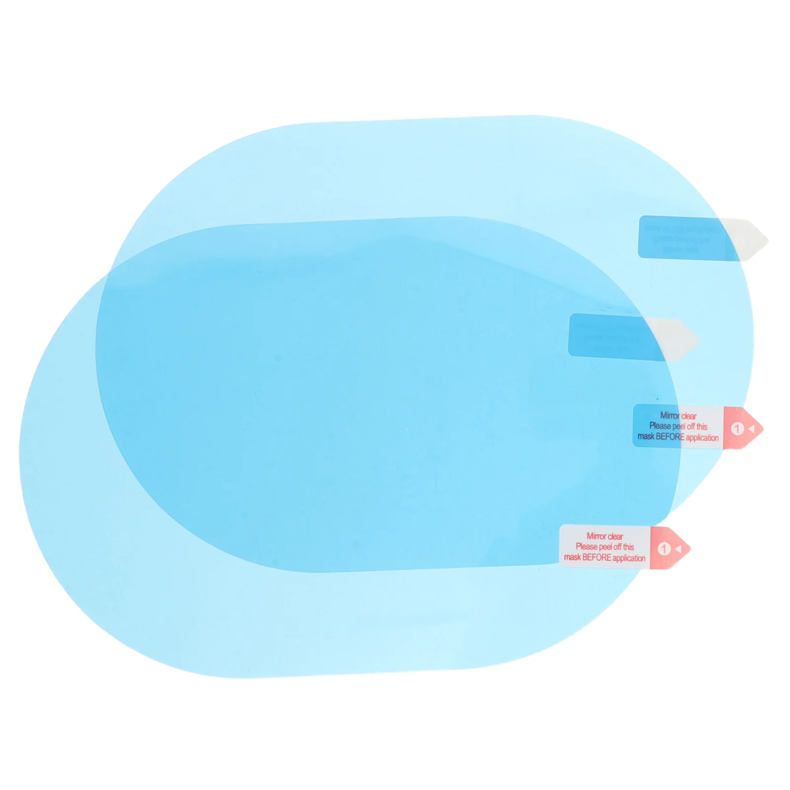 

2pcs Rearview Mirror Rainproof Film For Car Waterproof Anti-Fog Protection Universal Fit 10.5X18Cm Transparent Side Mirror Rain