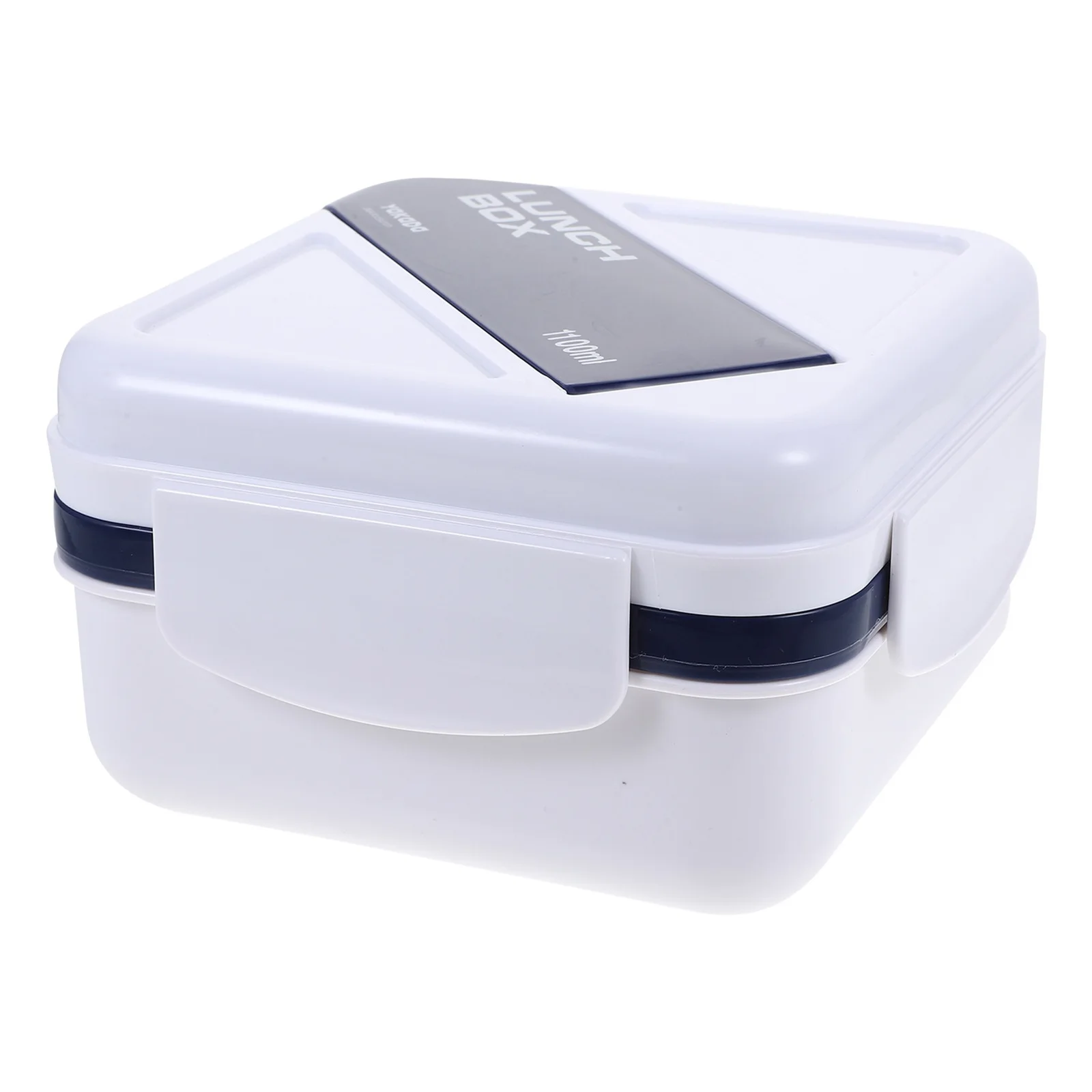 

Square Bento Box Microwavable Lunch Box Large Capacity Portable Plastic Food Container Adult Lunch Containers for Office School