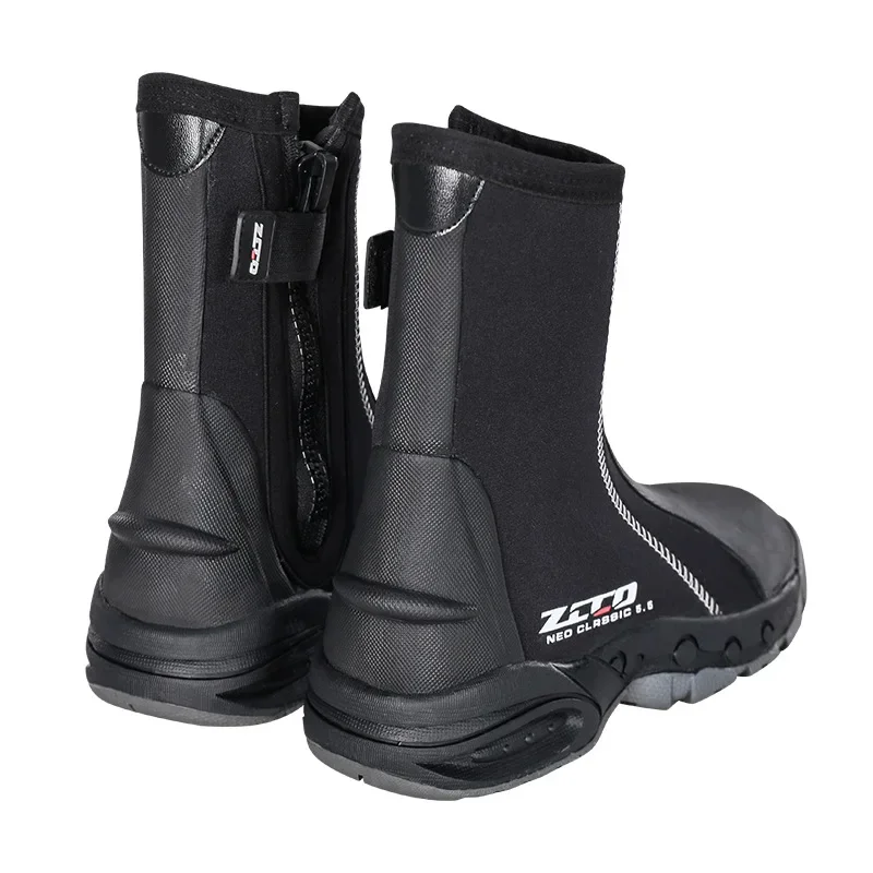 ZCCO New 5MM scuba diving shoes, scuba diving boots, outdoor beach creek tracing shoes, anti-slip scuba diving fins equipment