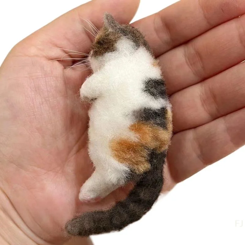 [YU] sac de matériel fait à la main en feutre de mouton pour débutant bricolage aiguille de laine feutrage Simulation cadeaux d'animaux créatifs