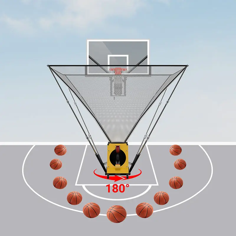 Portable Basketball Rebounding System Backboard Net For Outdoor Shooting Training