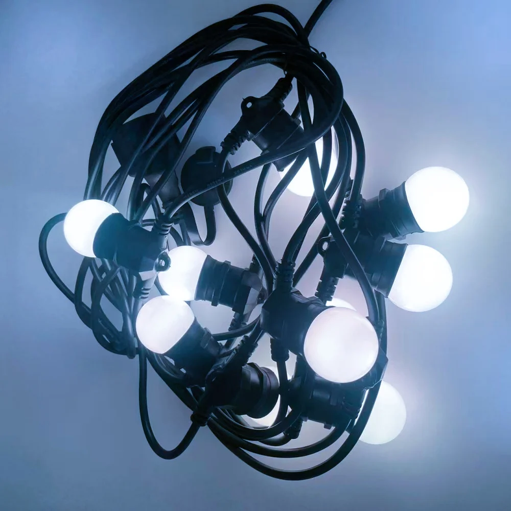 

10M IP65 Commercial Grade LED String Lights G45 Outdoor Party Lights for Patio Garden Holiday Wedding Decor