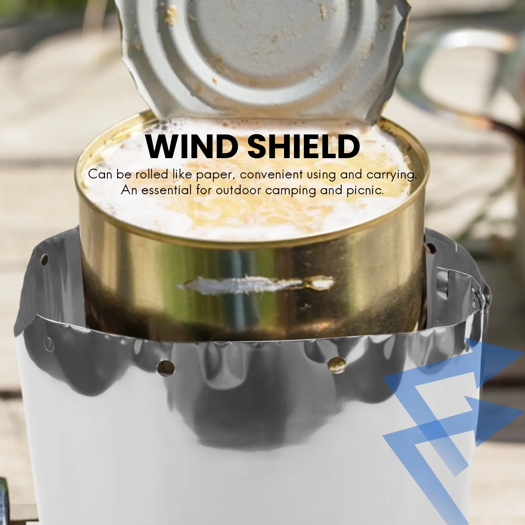 Pure Titanium Camping Stove Wind Shield Camping Stove Wind Screen Outdoor Gas Stove Windproof Windshield 15Cm