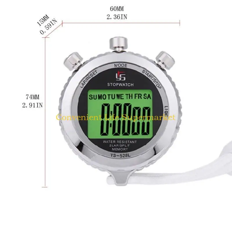 L1EE متعدد الوظائف الإلكترونية الإلكترونية Sport Sport Timpwatch Timer كبيرة العرض عرض الإنذار وظيفة مناسبة للمدربين الرياضيين