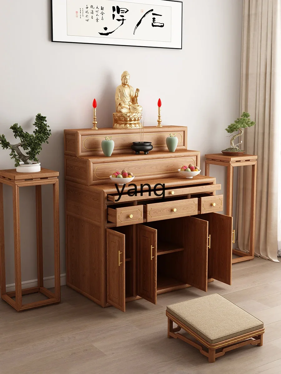 yjq three-layer offering altar multi-layer Buddhist hall Guanyin Buddhist niche cabinet