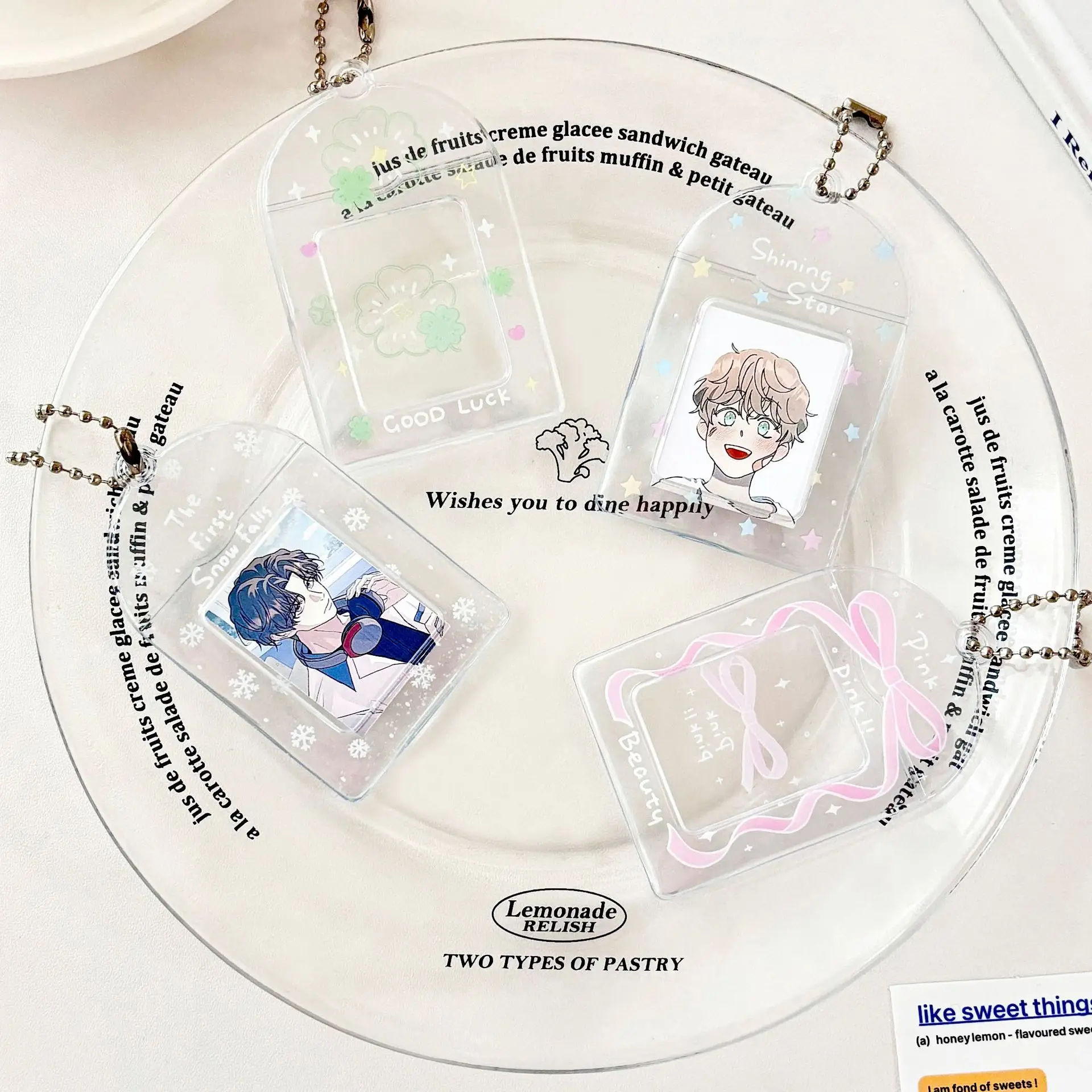 Bow star card sleeve certificate according to the storage card sleeve star display bag pendant