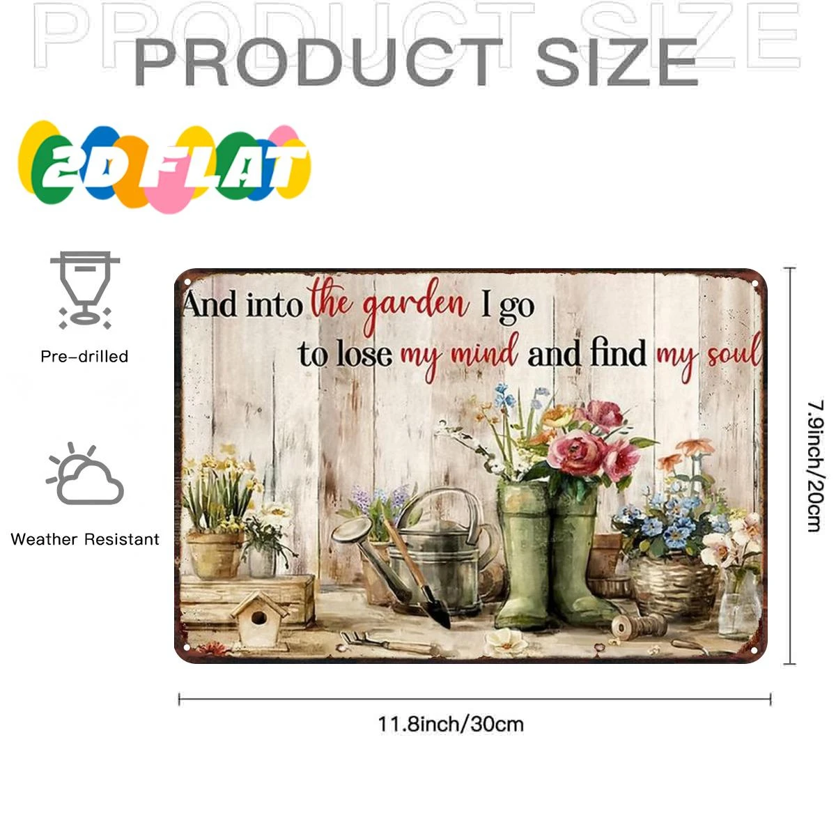 2D Flat 1pc, 