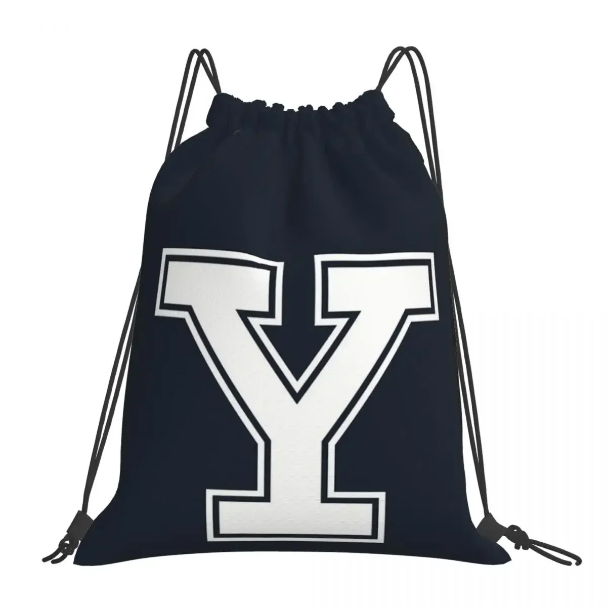 Yale ELIS, BULLDOGS NEW HAVEN CT Backpacks Drawstring Bags Drawstring Bundle Pocket Sundries Bag BookBag For Travel Students