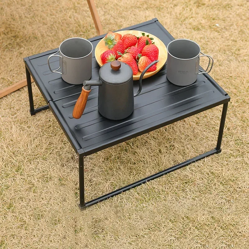 

New Living Room Folding Table Outdoor Portable Camping Picnic Barbecue Desk for Travel Mesas Camping Table Salon De Jardin