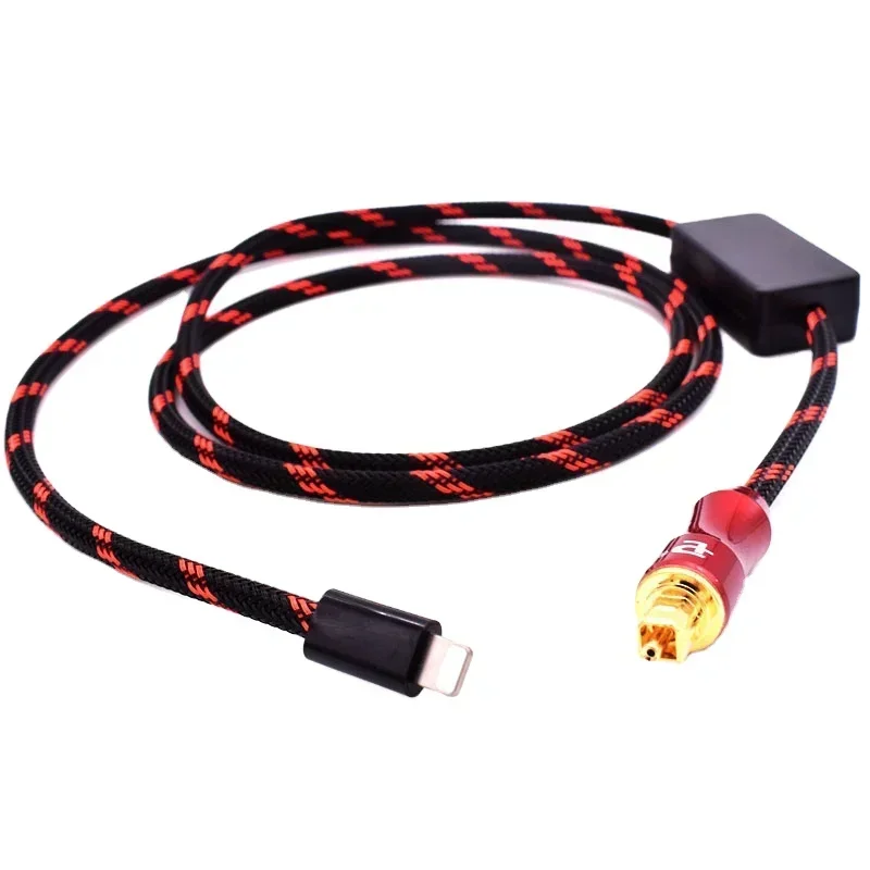 USB /Type C/Micro/To Optical Fiber Cable Power Amplifier Wire Car DSP Audio Cable