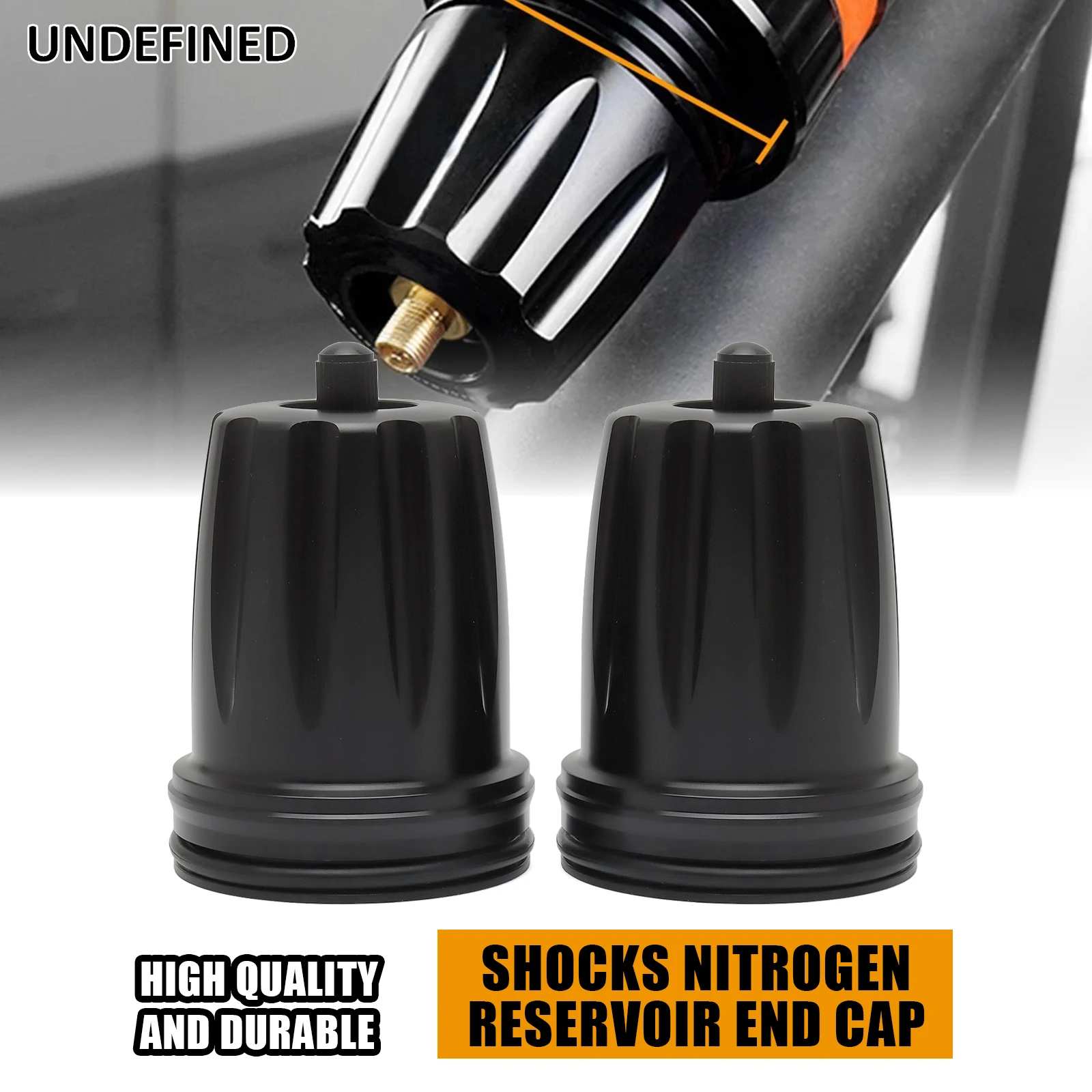 

2 Pcs Of Motorcycle 2.5" Shock absorption Nitrogen Reservoir Expansion End Caps Fit For FOX Performance Series Shocks Or UTV