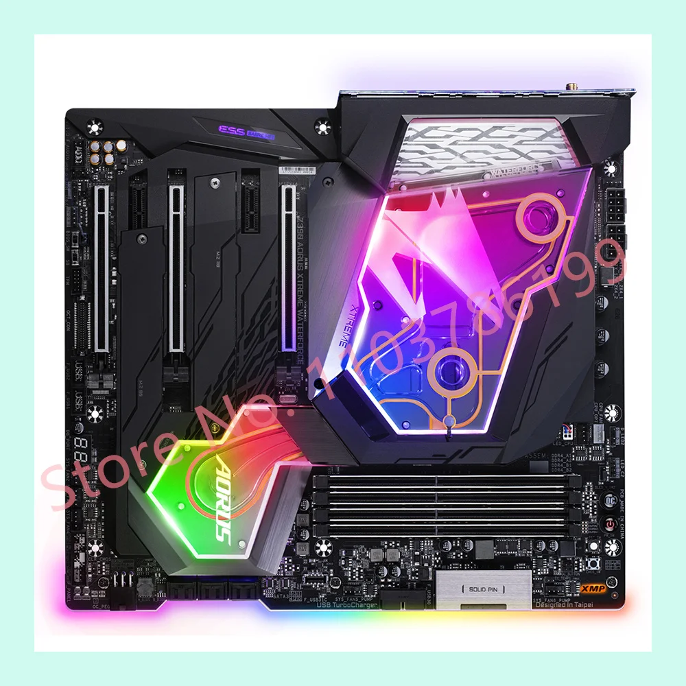 Desktop Motherboard For Giga-byte LGA1151 DDR4 128GB E-ATX Z390 AORUS XTREME WATERFORCE