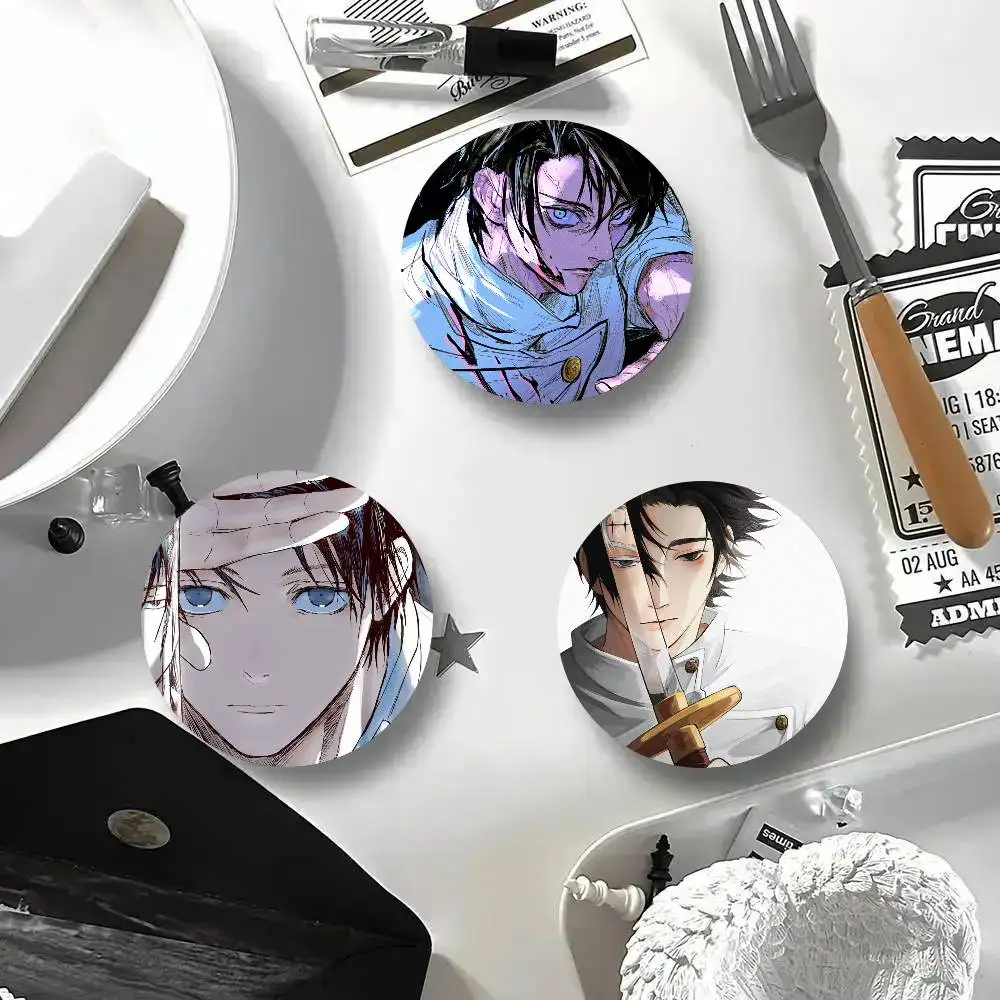 Okkotsu Yuta Anime Jujutsu Kaisen Cartoon Style Badge Brooches On Backpack Decoration Round Enamel Pins For Accessorys