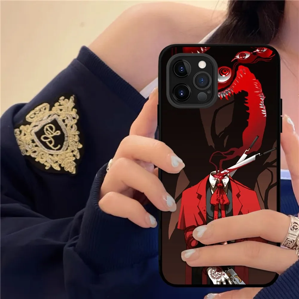 Anime h-hellsing alucards Phone Case For iPhone 14 11 12 13 Mini Pro XS Max Cover 6 7 8 Plus X XR SE 2020 Funda Shell