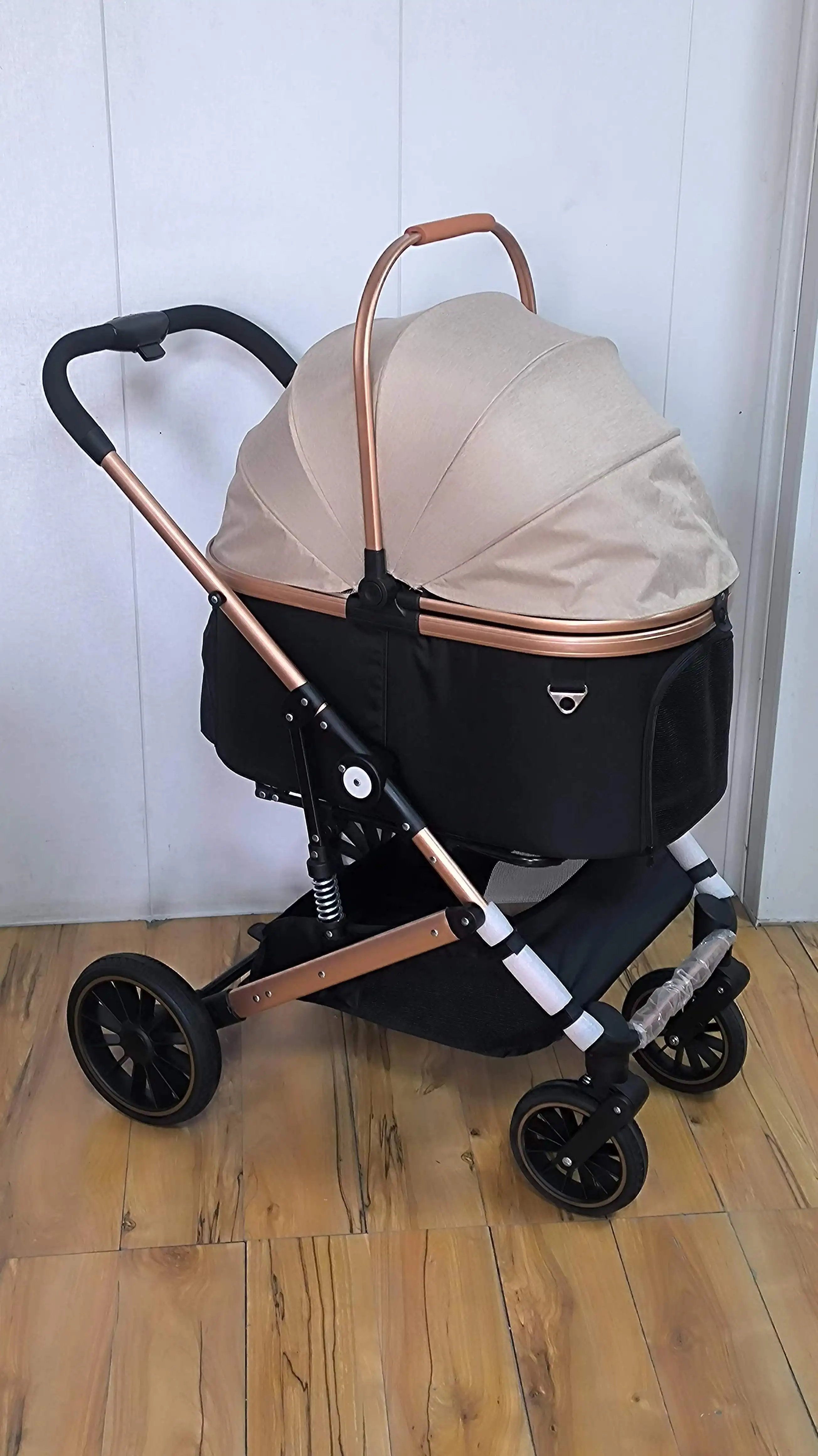 Hundebuggy mit Gummirädern, Re – Pet Stroller Carrier Bewertung und Preis