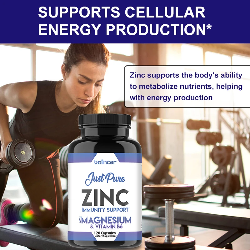 Zinc&vitamin B6Supports Bone and Immune Health,Supports Antioxidant Protection, Immune Support, Supports Enzyme Function