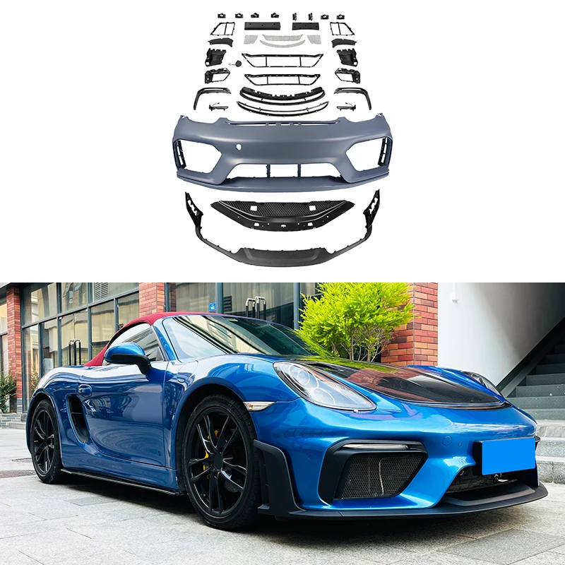 

High-end Body Kit Customization2017-2019 For RS Style Front Bumper Assembly Kit With Fog Light Bolt-On Installation New Conditio