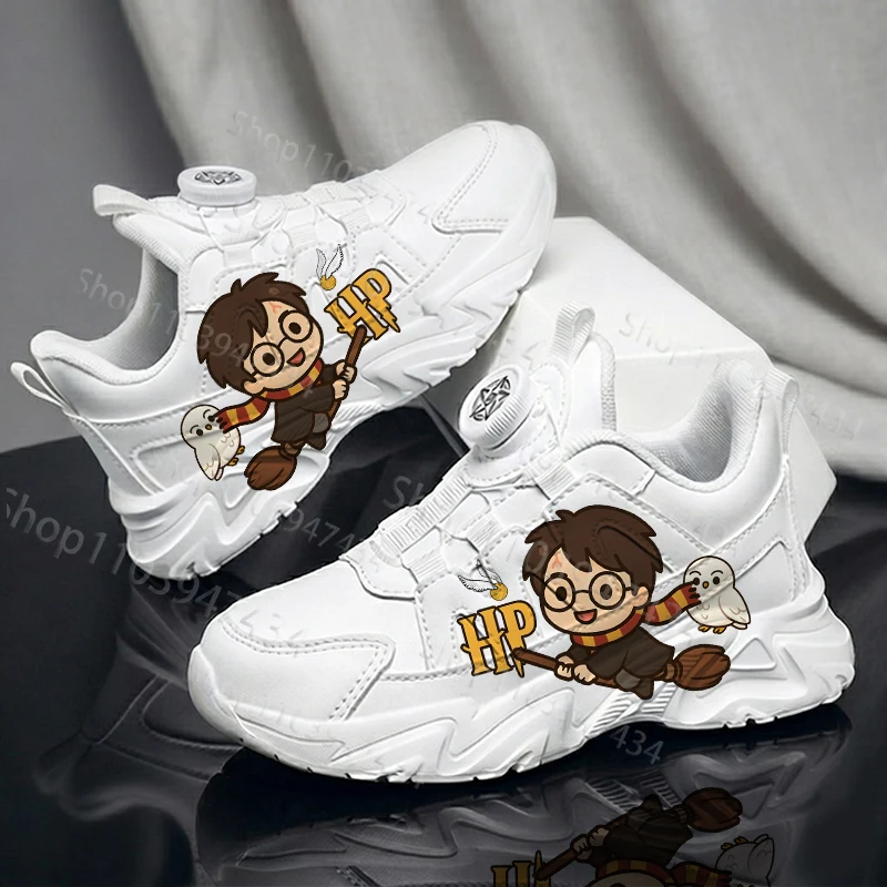 Nuevas Zapatillas Deportivas para Niños y Niñas con Diseño 3D de Graffiti de Harry Potter, Antideslizantes, con Soporte de Arco, a la Moda