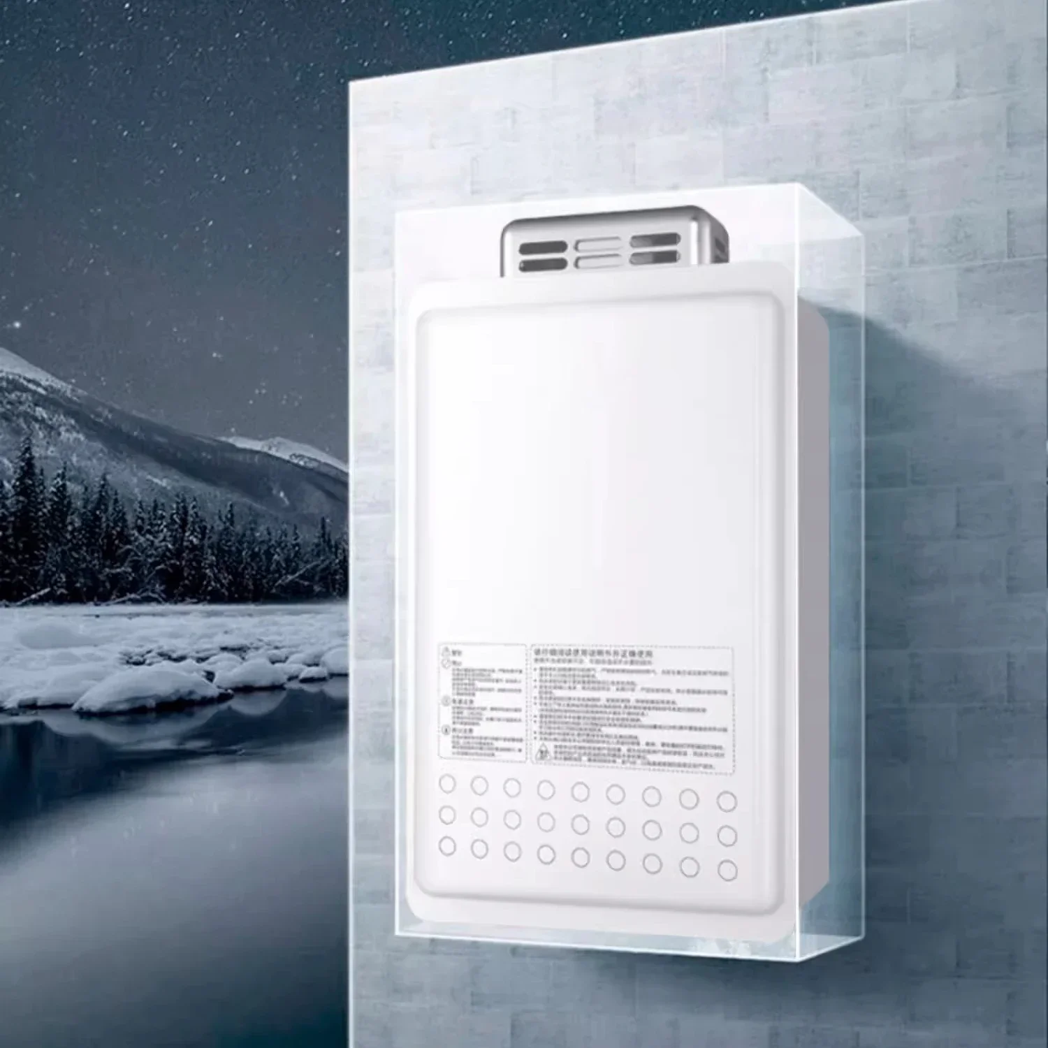 Экономьте энергию, 12 Вт, 16 л, горячая распродажа, портативный, устойчивый к морозу и дождю, настенный газовый водонагреватель