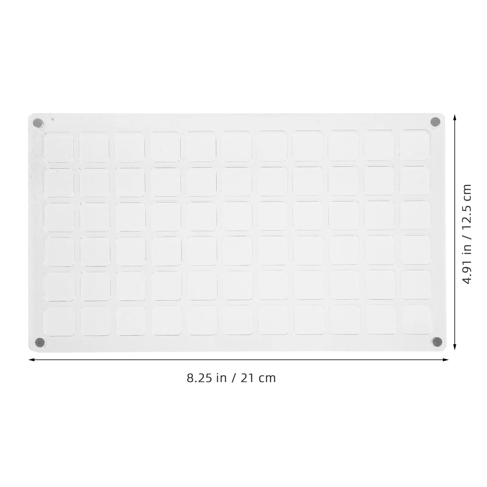 36 Compartments Nail Diamond Storage Box Acrylic Organizer Rectangular Clear Nail Art Charm Sorting Container Gem Organizer Box