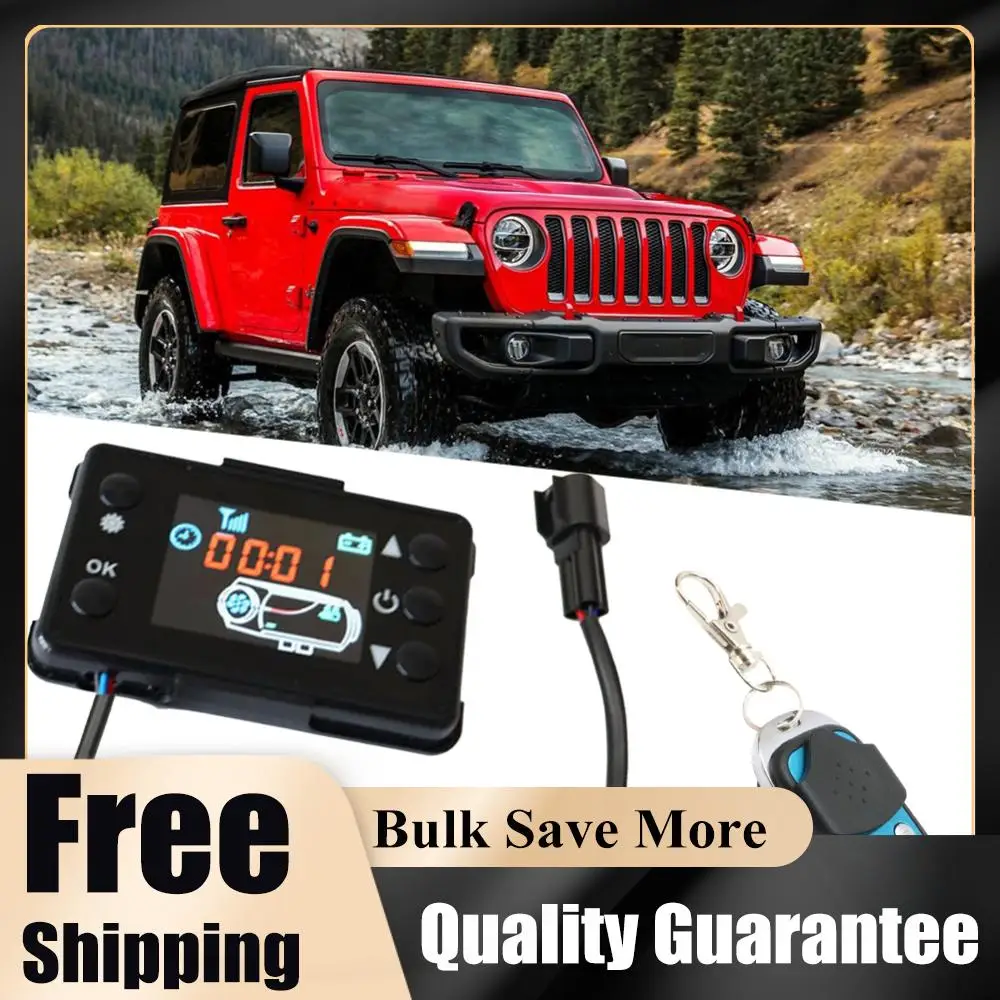 

Car Truck Air Parking Heater LCD Monitor Switch +Remote Control 12V/24V LCD Display for Car Track Diesels Air Heater