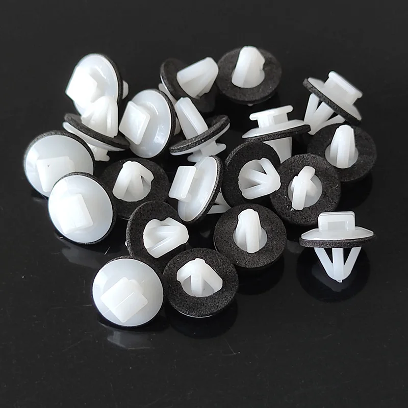 

50PCS Exterior Body Door Plastic Moulding Vent Trim Plate Panel Clips For Toyota 62955-20020 62955-12010 90467-08080 90467-10077