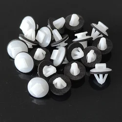 50PCS Exterior Body Door Plastic Moulding Vent Trim Plate Panel Clips For Toyota 62955-20020 62955-12010 90467-08080 90467-10077