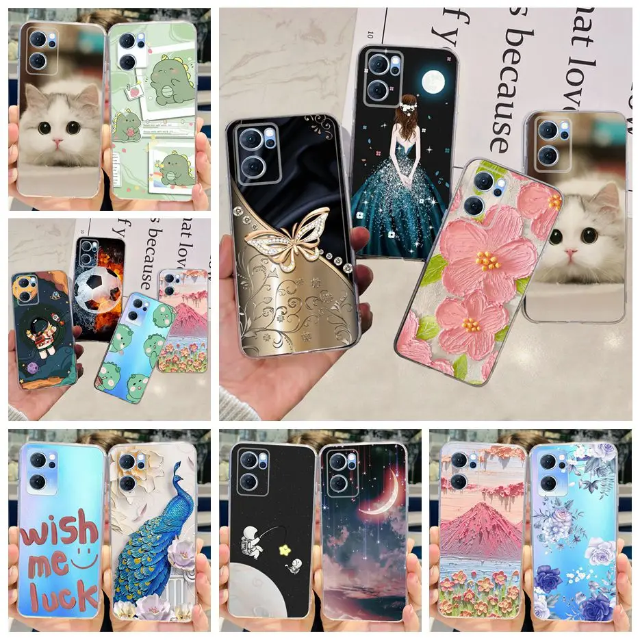 For Oppo A78 4G Case CPH2565 Stylish Painted Cover Soft Silicone Phone Case For Oppo A78 A 78 OppoA78 5G Back Cover Fundas Coque