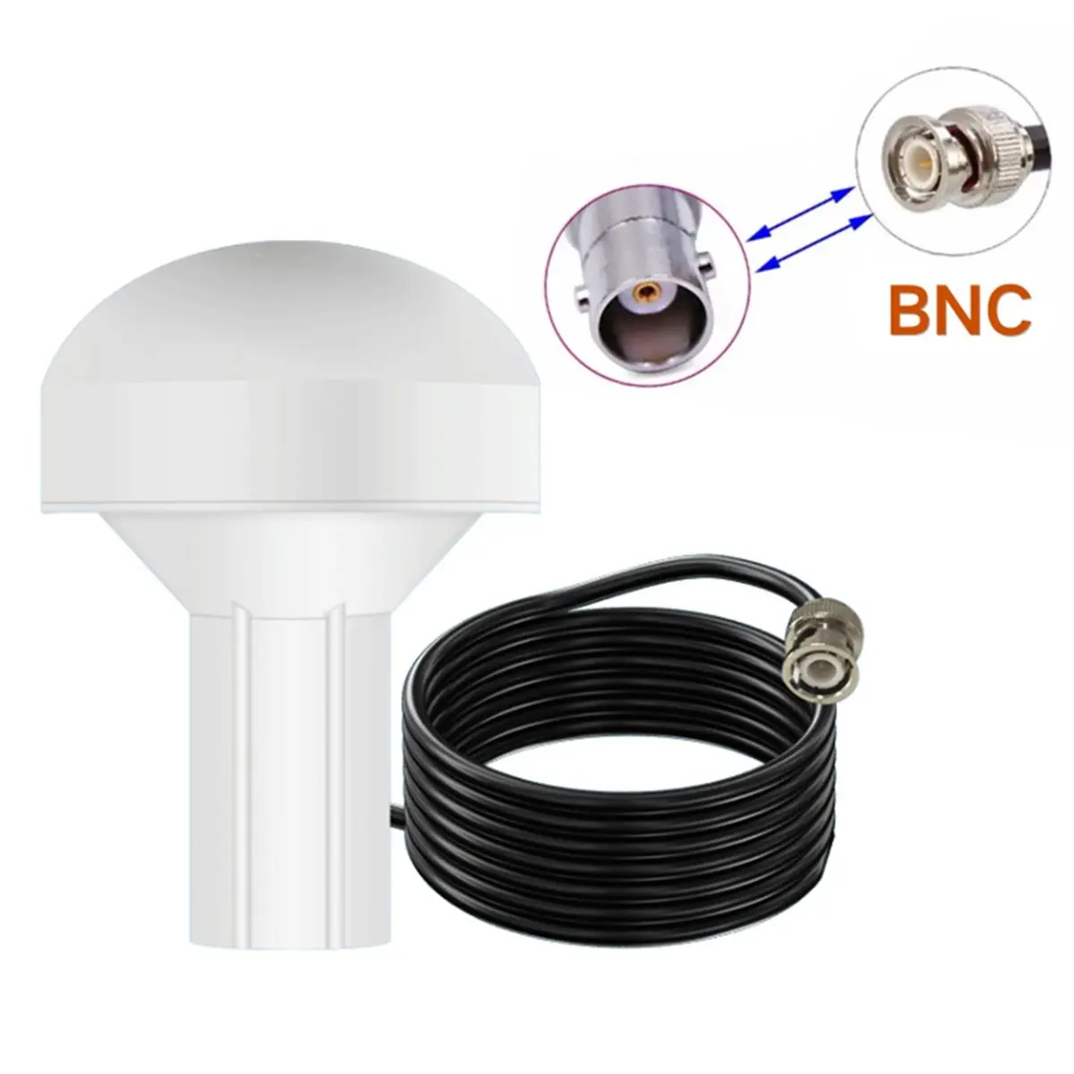 【MUST-HAVE LIST】 BNC Connector,3 Meters GPS Signal Transponder for Indoor Coverage with Beidou and GPS Amplification