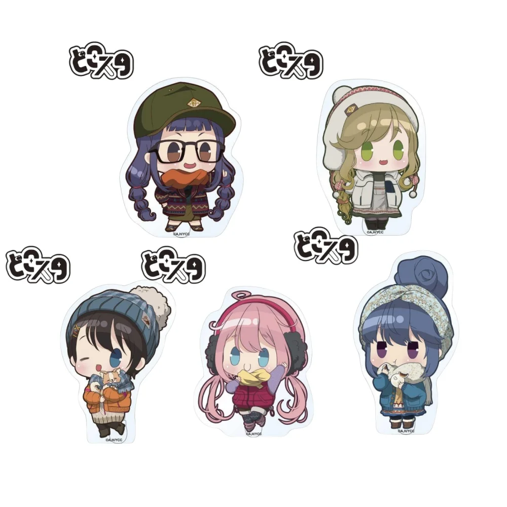 

Anime Fans Gifts Laid-Back Yuru Camp Shima Rin Kagamihara Nadeshiko HD Character Mini Acrylic Stand Desktop Series About 10cm